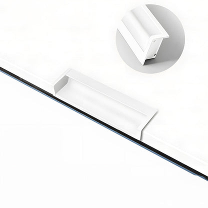 Concealed Recessed Edge Pulls for Cabinets and Drawers