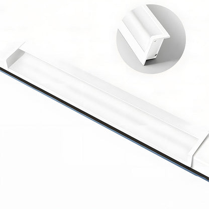 Concealed Recessed Edge Pulls for Cabinets and Drawers