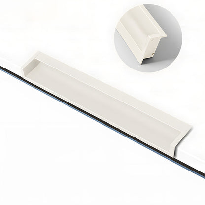 Concealed Recessed Edge Pulls for Cabinets and Drawers