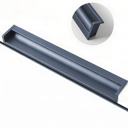 Concealed Recessed Edge Pulls for Cabinets and Drawers