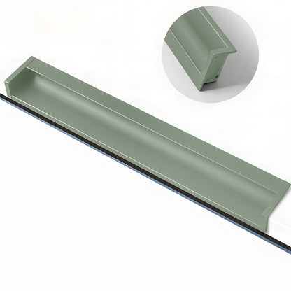 Concealed Recessed Edge Pulls for Cabinets and Drawers