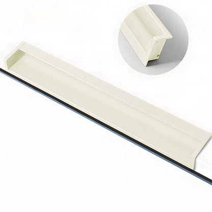 Concealed Recessed Edge Pulls for Cabinets and Drawers