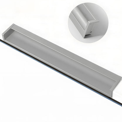 Concealed Recessed Edge Pulls for Cabinets and Drawers