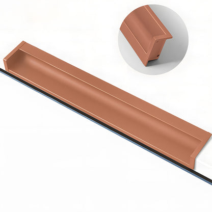 Concealed Recessed Edge Pulls for Cabinets and Drawers