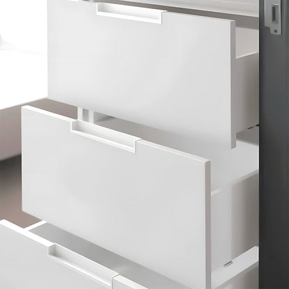Concealed Recessed Edge Pulls for Cabinets and Drawers