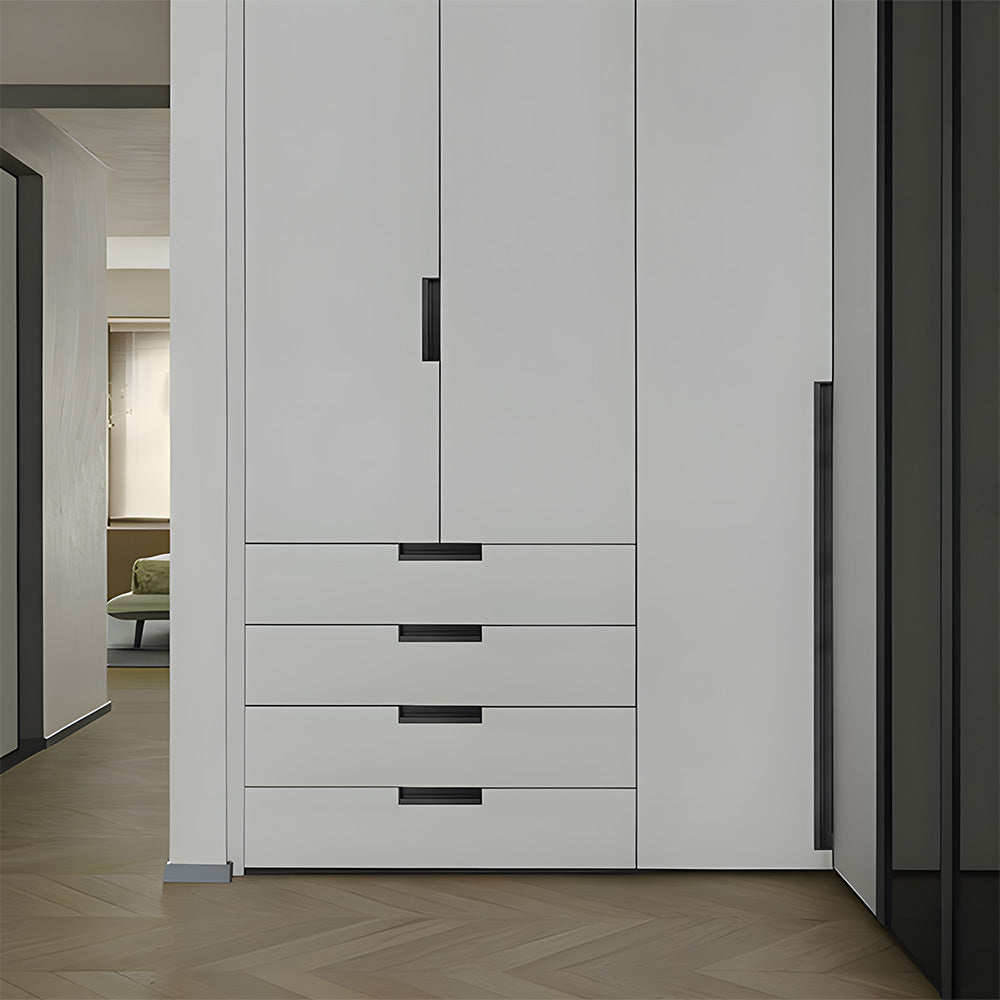 Concealed Recessed Edge Pulls for Cabinets and Drawers