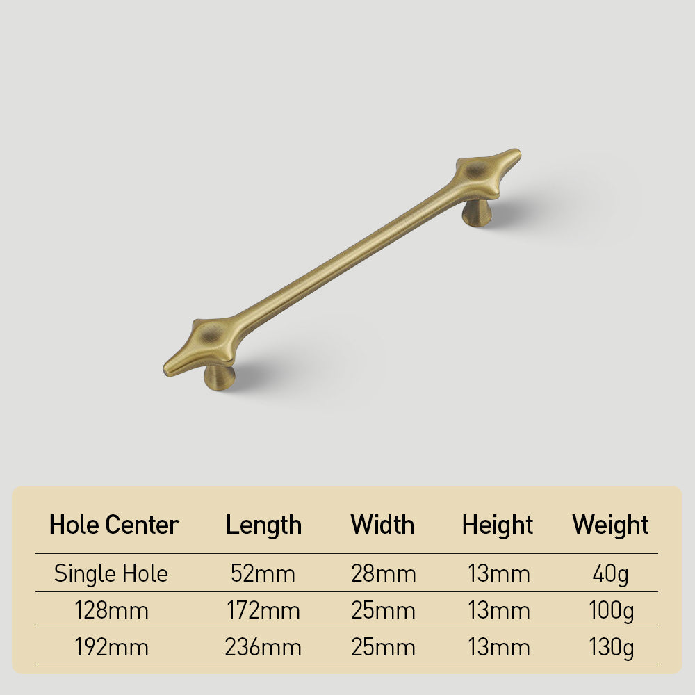Mid-Century Starburst Cabinet Pulls and Knobs
