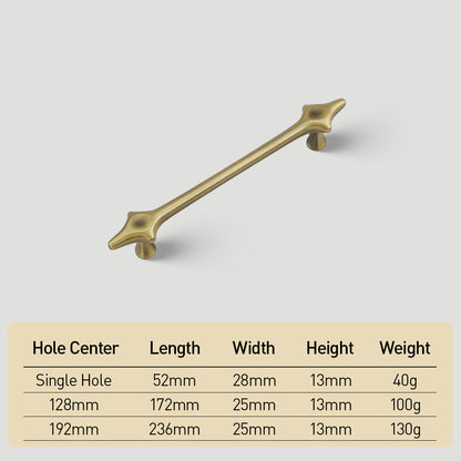 Mid-Century Starburst Cabinet Pulls and Knobs
