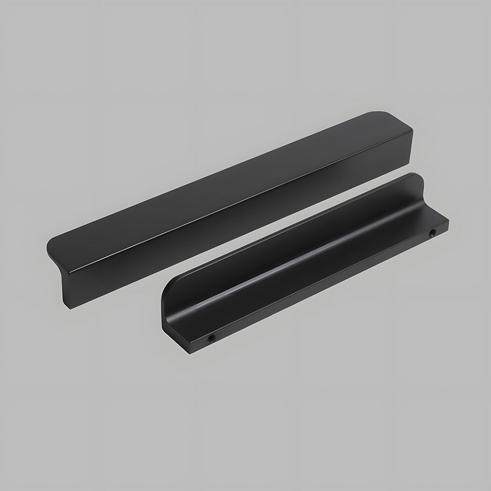 Rounded U-Channel Finger Edge Pulls for Cabinets