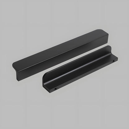 Rounded U-Channel Finger Edge Pulls for Cabinets