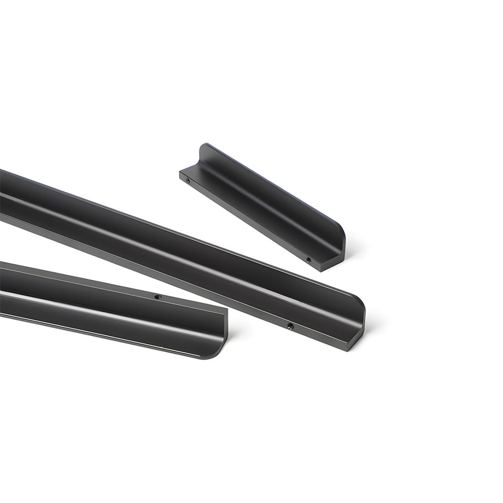 Rounded U-Channel Finger Edge Pulls for Cabinets