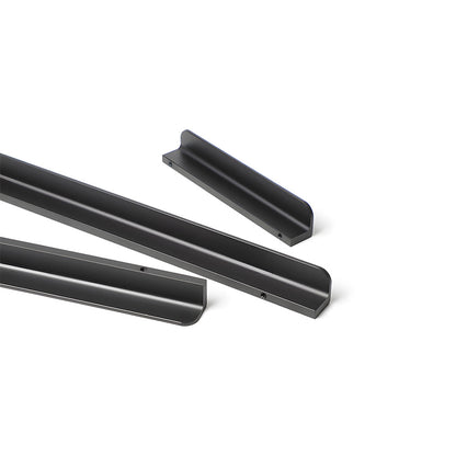 Rounded U-Channel Finger Edge Pulls for Cabinets