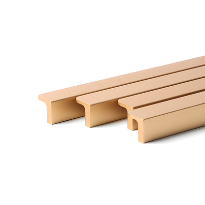 Rounded U-Channel Finger Edge Pulls for Cabinets