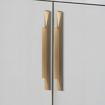 Raised-Grip Finger Edge Pulls for Cabinets and Drawers