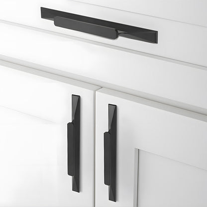 Raised-Grip Finger Edge Pulls for Cabinets and Drawers