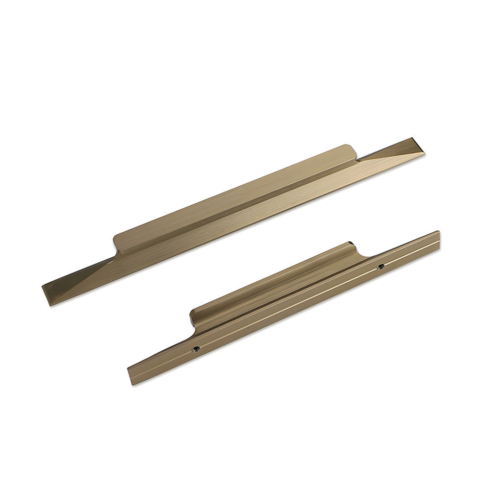 Raised-Grip Finger Edge Pulls for Cabinets and Drawers