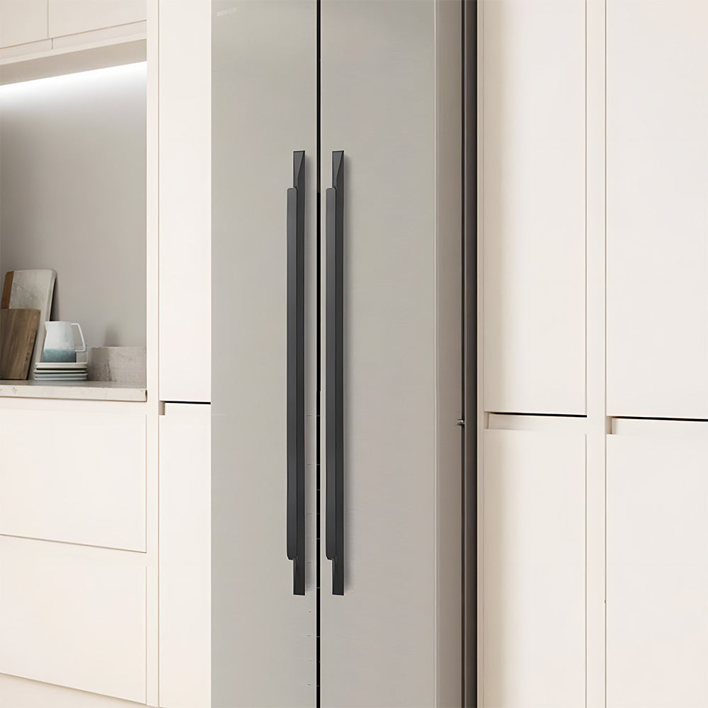 Raised-Grip Finger Edge Pulls for Cabinets and Drawers