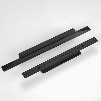 Raised-Grip Finger Edge Pulls for Cabinets and Drawers
