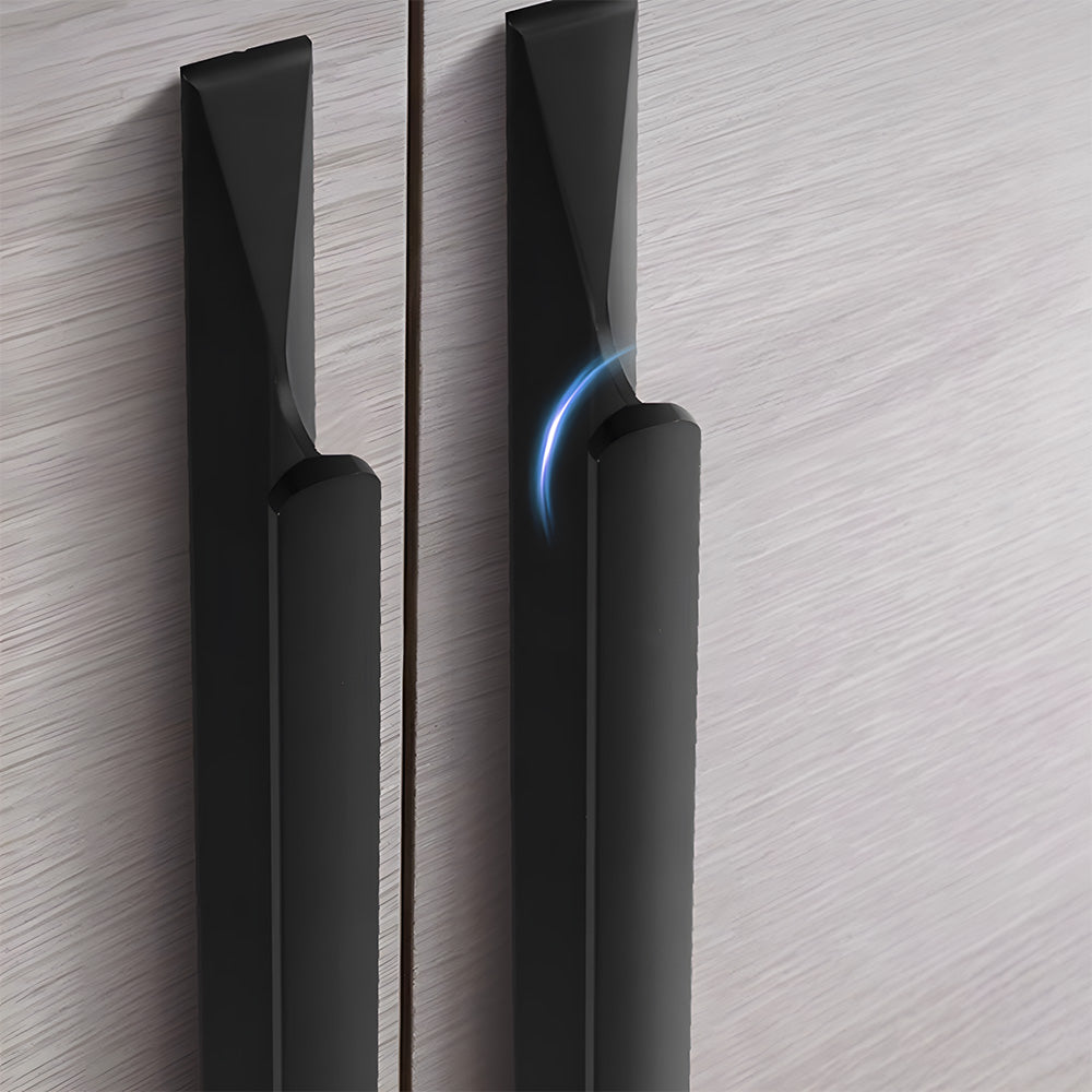 Raised-Grip Finger Edge Pulls for Cabinets and Drawers