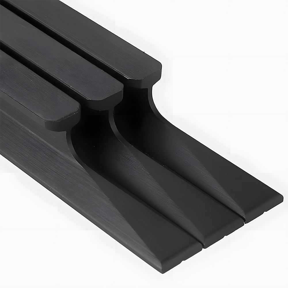 Raised-Grip Finger Edge Pulls for Cabinets and Drawers