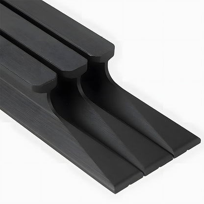 Raised-Grip Finger Edge Pulls for Cabinets and Drawers