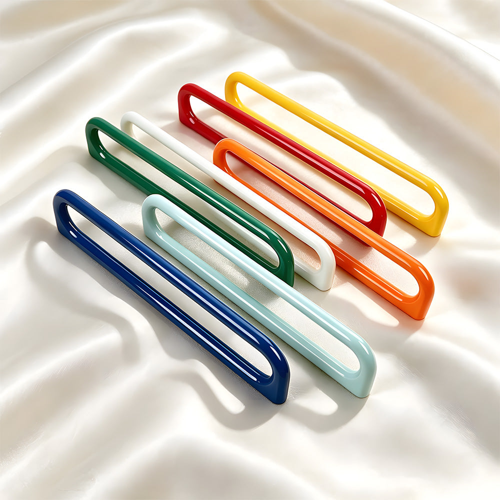 Rounded Oval Loop Cabinet Handles for Doors and Drawers