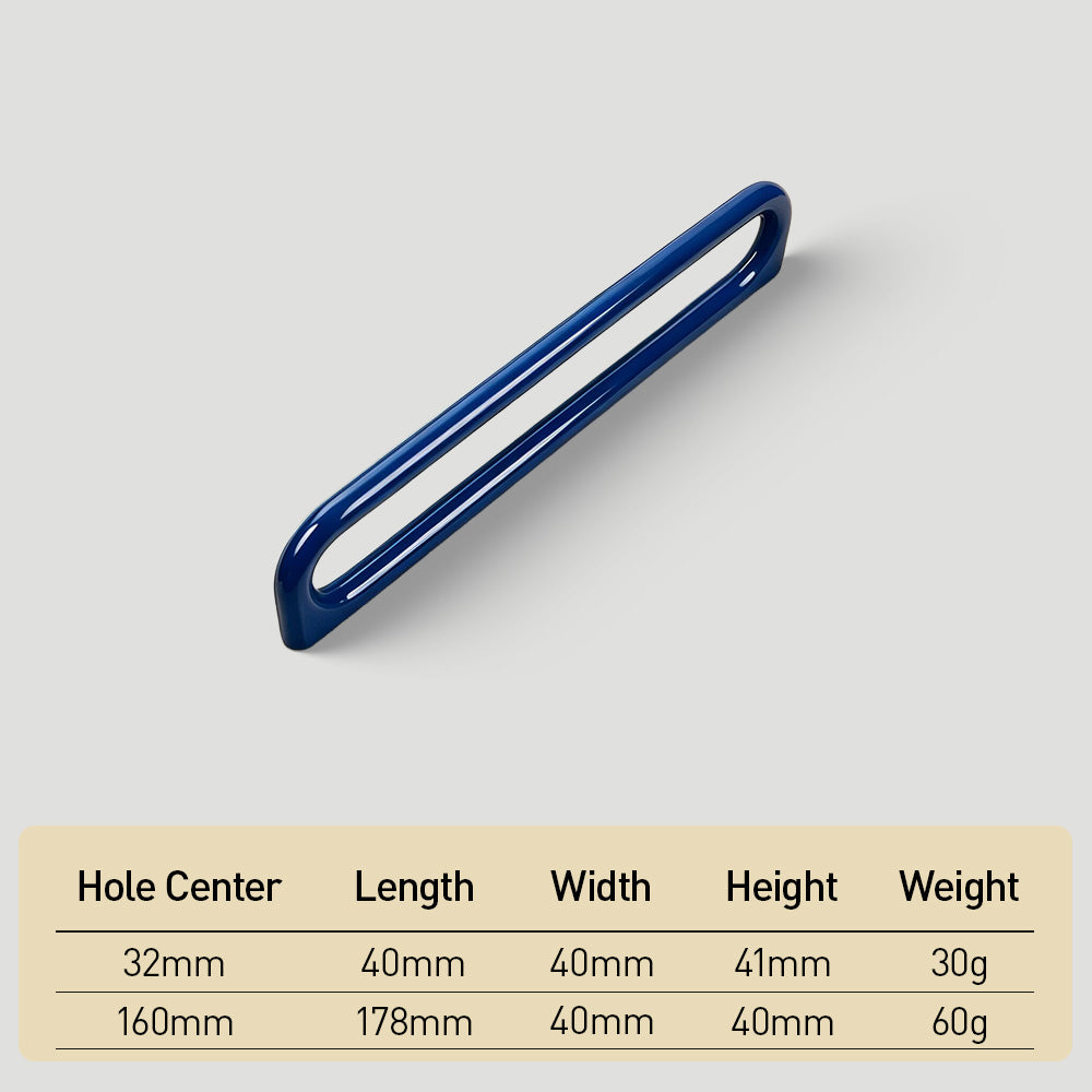 Rounded Oval Loop Cabinet Handles for Doors and Drawers