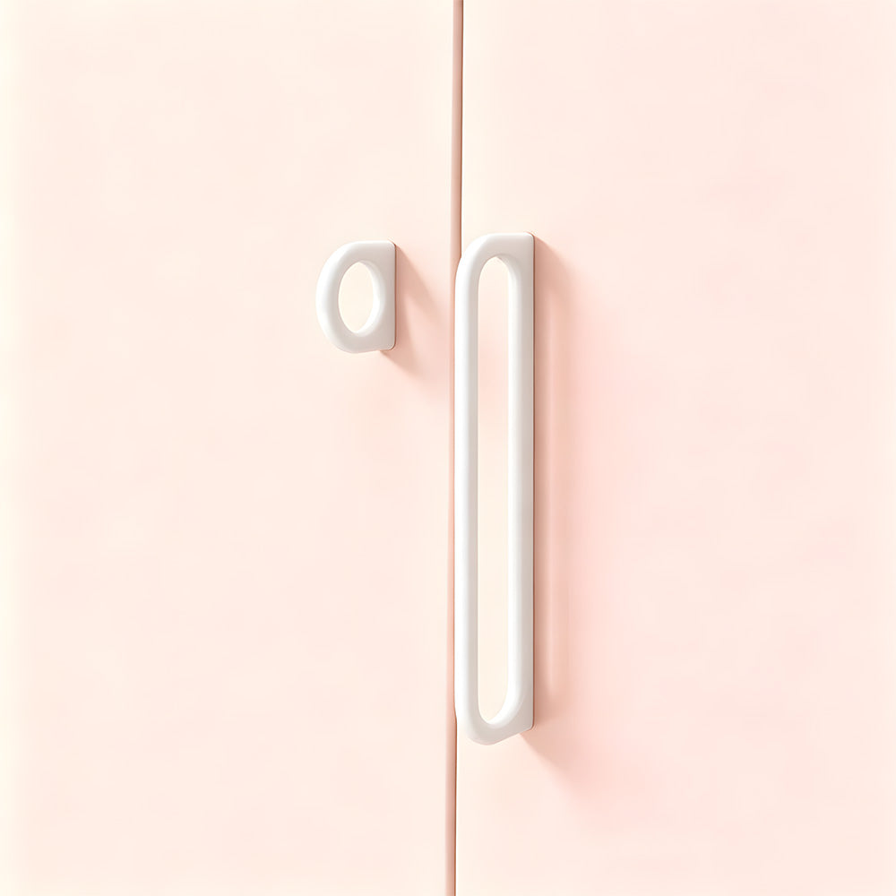 Rounded Oval Loop Cabinet Handles for Doors and Drawers