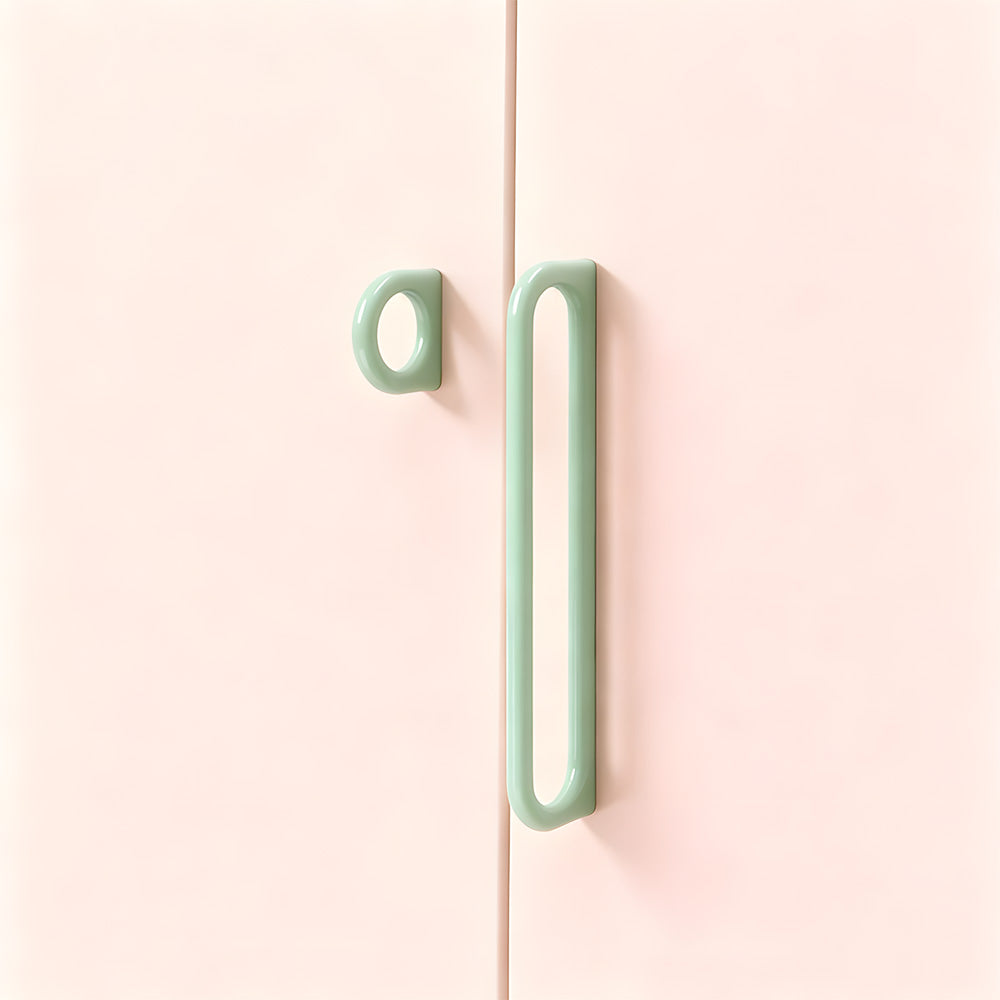 Rounded Oval Loop Cabinet Handles for Doors and Drawers