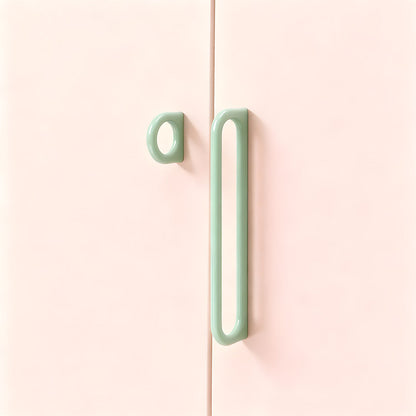 Rounded Oval Loop Cabinet Handles for Doors and Drawers