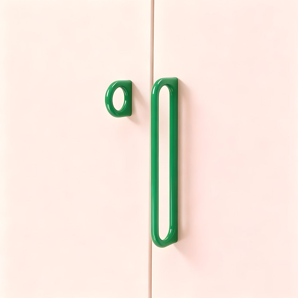 Rounded Oval Loop Cabinet Handles for Doors and Drawers