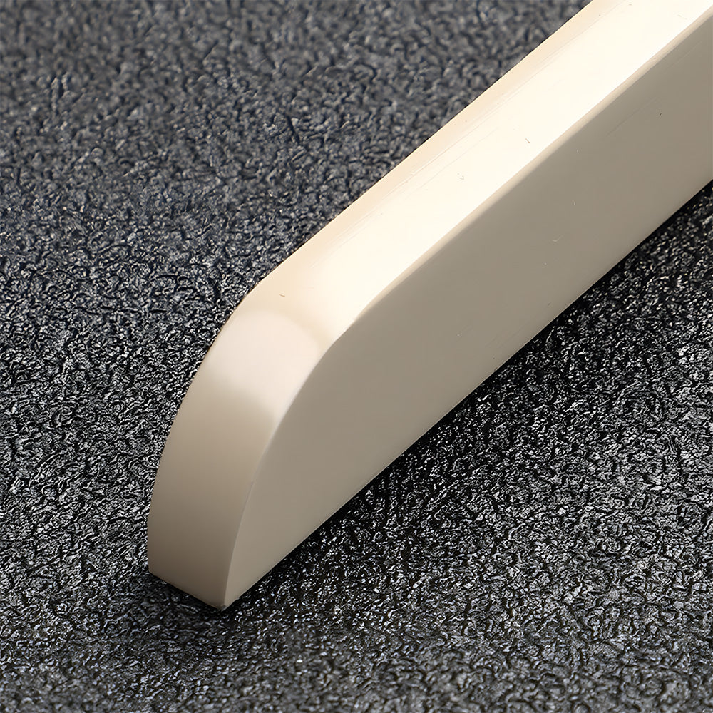 Rounded Low-Profile Cabinet Pulls with Soft Curved Ends