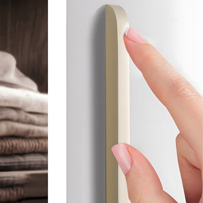 Rounded Low-Profile Cabinet Pulls with Soft Curved Ends