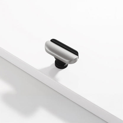 Modern Two-Tone Arc Cabinet Pulls and Matching Knobs