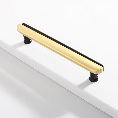 Modern Two-Tone Arc Cabinet Pulls and Matching Knobs