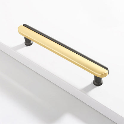 Modern Two-Tone Arc Cabinet Pulls and Matching Knobs