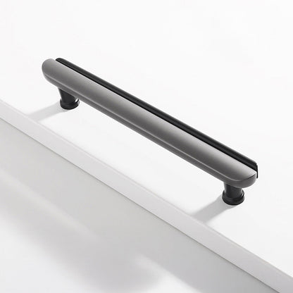 Modern Two-Tone Arc Cabinet Pulls and Matching Knobs