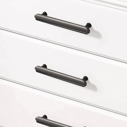 Modern Two-Tone Arc Cabinet Pulls and Matching Knobs