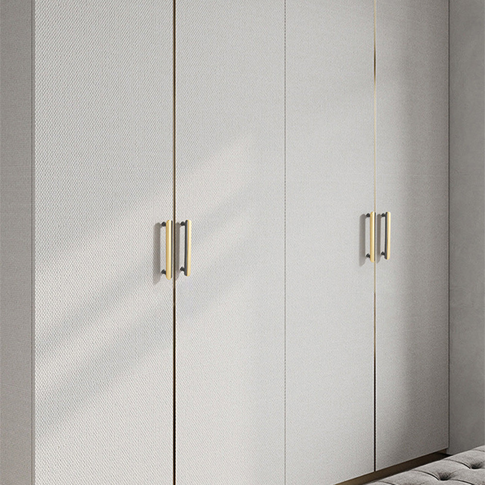 Modern Two-Tone Arc Cabinet Pulls and Matching Knobs