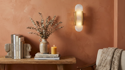 Easton Alabaster Wall Sconce