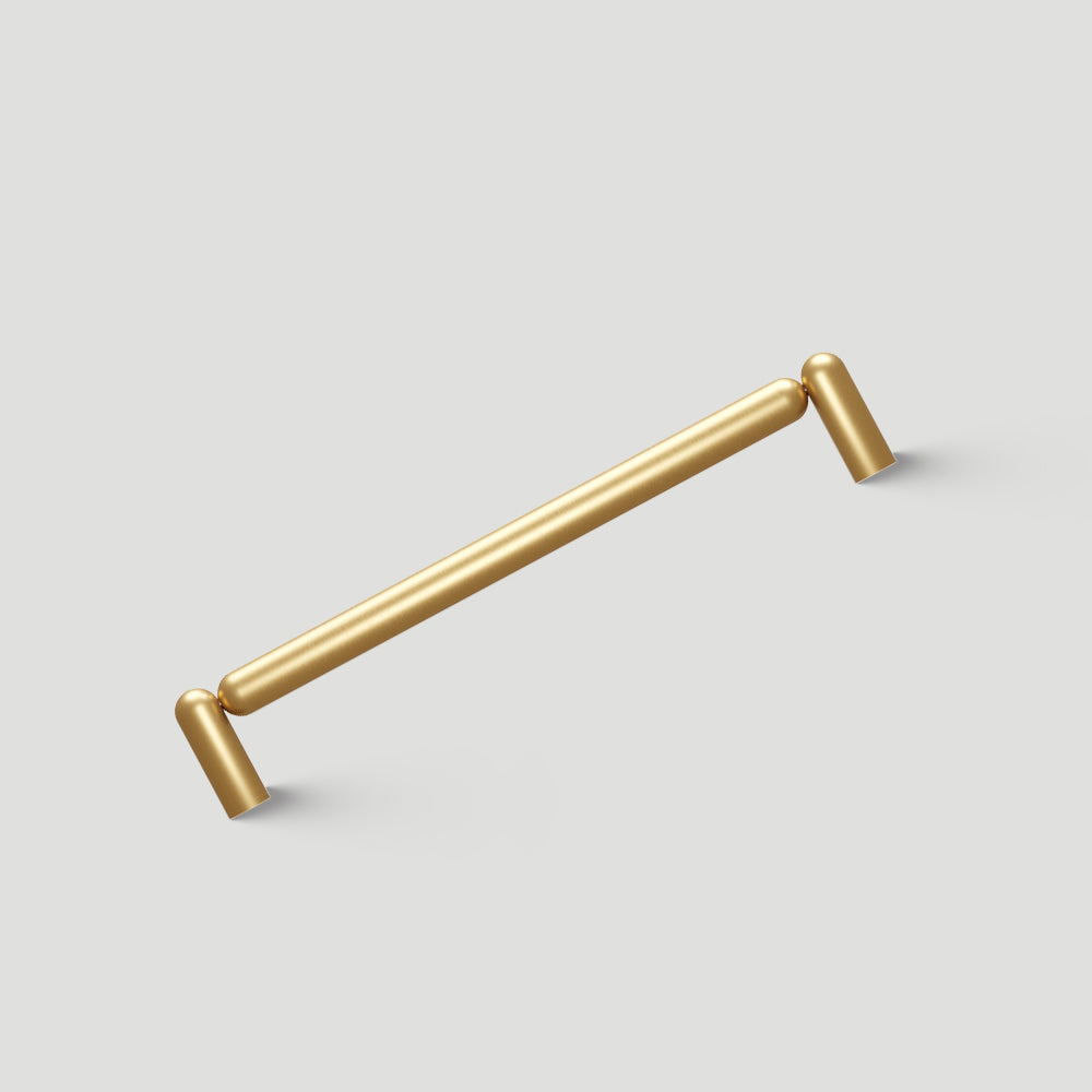 Solid Brass Round Bar Cabinet Pulls and T-Bar Knobs