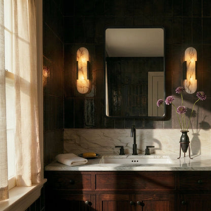 Easton Alabaster Wall Sconce