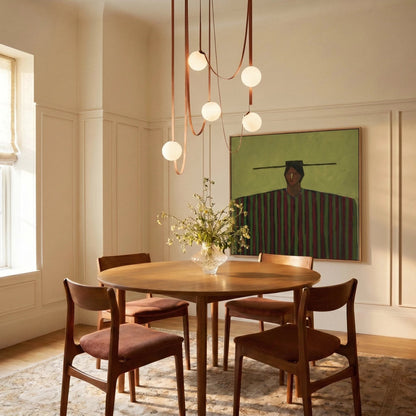 Wrenley Leather Chandelier