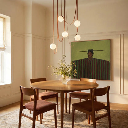 Wrenley Leather Chandelier