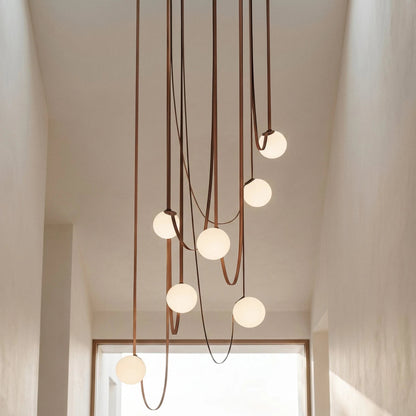 Wrenley Leather Chandelier