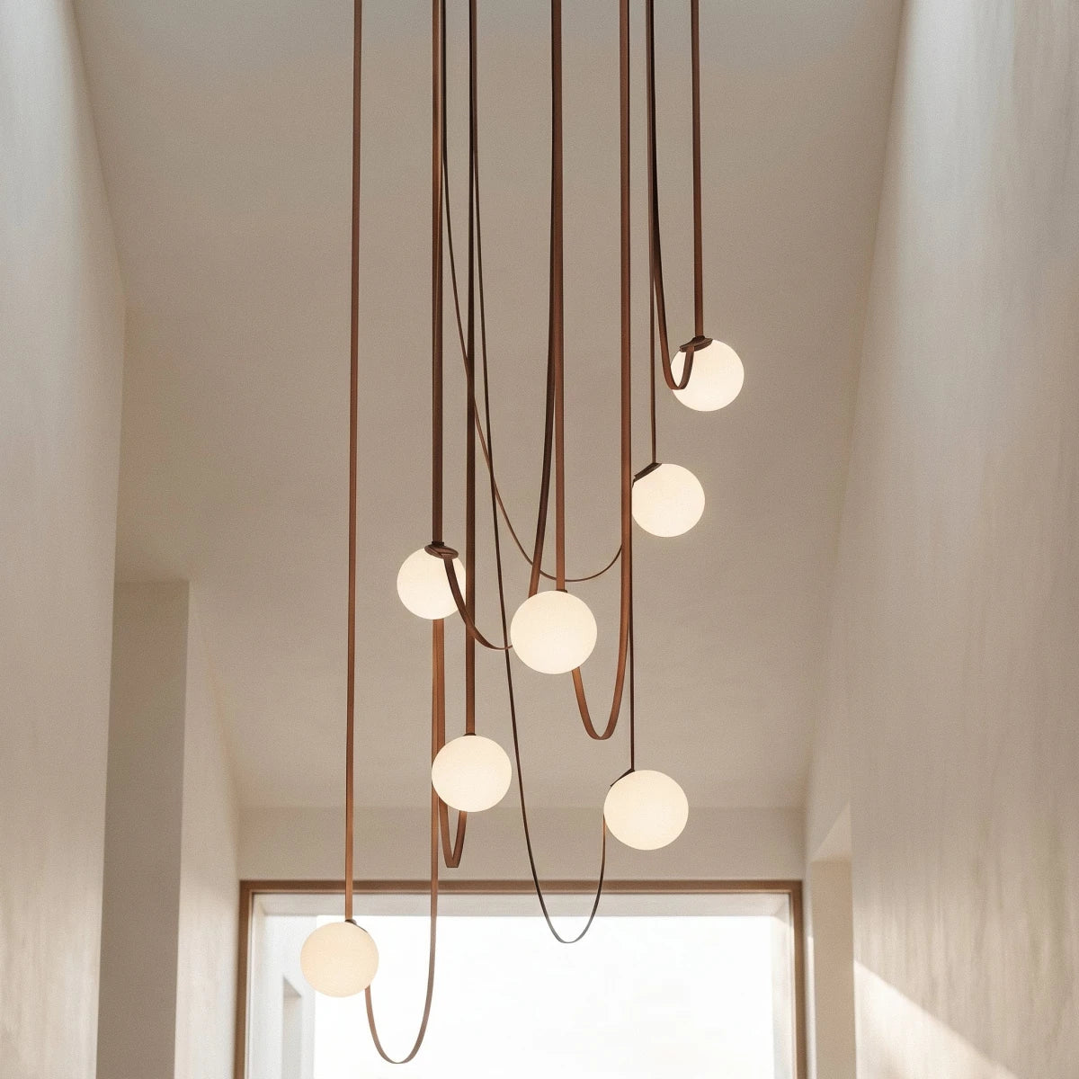 Wrenley Leather Chandelier