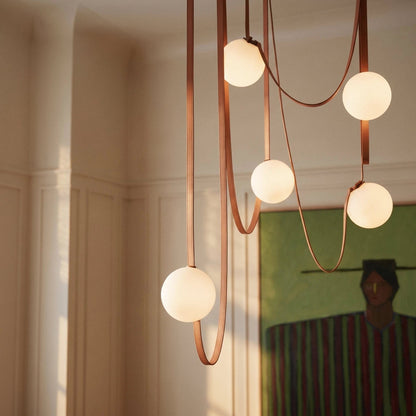 Wrenley Leather Chandelier