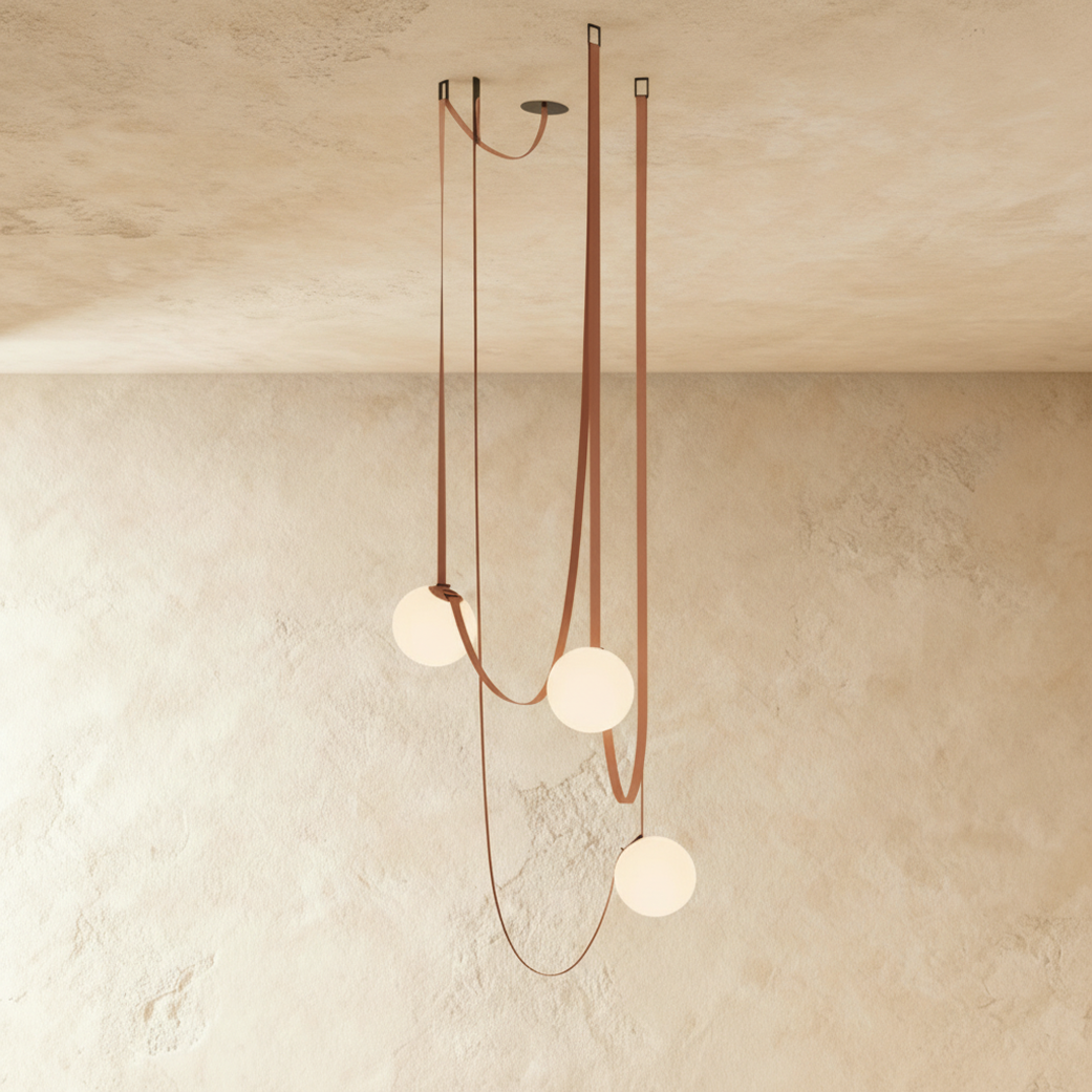 Wrenley Leather Chandelier