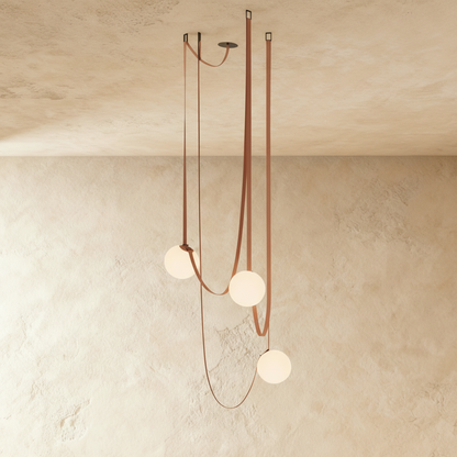 Wrenley Leather Chandelier