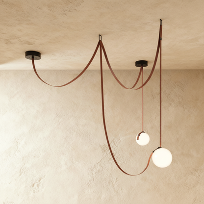 Wrenley Leather Chandelier